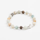 Bracelet - Pierre - Amazonite - Argent - MAYA