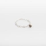 Bague chaîne  - Pyrite - Argent - ISA