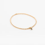 Bracelet - Perle - Pierre naturelle - Plaqué or - SUBTIL