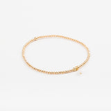 Bracelet - Perle - Pierre naturelle - Plaqué or - SUBTIL
