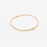 Bracelet - Perle - Pierre naturelle - Plaqué or - SUBTIL