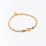 Bracelet - Perle - Cristaux - Doré - Plaqué or - INCONTOURNABLE