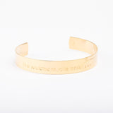 Bracelet - Jonc - Étoile - Plaqué or - QUI-SUIS-JE
