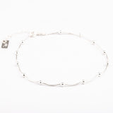 Bracelet chaîne cheville - Boules - Argent - OXANE