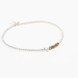 Bracelet - Perle - Cristaux - Doré - Argent - SUBTIL