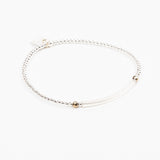 Bracelet - Perle - Cristaux - Doré - Argent - SUBTIL
