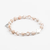 Bracelet - Pierre - Magnésite - Argent - MAYA