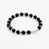 Bracelet - Pierre - Onyx - Argent - MAYA