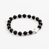 Bracelet - Pierre - Onyx - Argent - MAYA