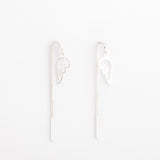 Boucles d'oreilles Chainette - Pampille - Plaqué Argent - JADE