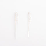 Boucles d'oreilles Chainette - Pampille - Plaqué Argent - JADE
