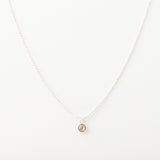 Collier - Chaîne diamantée  - Quartz Fumé - Argent - NINA