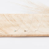 Collier - Chaine diamantée - Amazonite - Argent 925 - LAURY