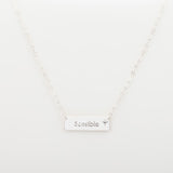 Collier Chaine Trombone - Plaque Recto Verso - QUI-SUIS-JE
