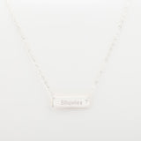 Collier Chaine Trombone - Plaque Recto Verso - QUI-SUIS-JE