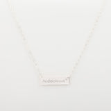 Collier Chaine Trombone - Plaque Recto Verso - QUI-SUIS-JE