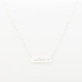 Collier Chaine Trombone - Plaque Recto Verso - QUI-SUIS-JE