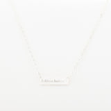 Collier Chaine Trombone - Plaque Recto Verso - QUI-SUIS-JE
