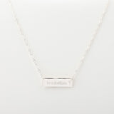 Collier Chaine Trombone - Plaque Recto Verso - QUI-SUIS-JE
