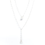 Collier - Finesse - César - Agate blanche - Argent - ESSENTIELS