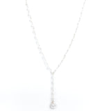 Collier - Finesse - César - Agate blanche - Argent - ESSENTIELS