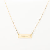 Collier Chaine Trombone - Plaque Recto Verso - QUI-SUIS-JE