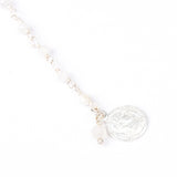 Collier - Finesse - César - Agate blanche - Argent - ESSENTIELS
