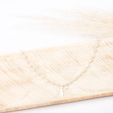 Collier - Chaîne douceur - Plume - Agathe blanche - Argent - ESSENTIELS