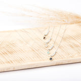 Collier - Chaine diamantée - Quartz Fumé - Argent 925 - ISA