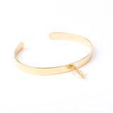 Bracelet - Jonc - Nacre - Breloque - Plaqué or - CHLOÉ