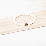 Bracelet homme - Magnésite - Oeil de tigre - Argent - MENKA