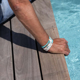Bracelet homme - Magnésite - Argent - KANOPUS