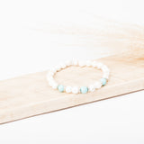 Bracelet homme - Magnésite - Argent - NEPTUNE