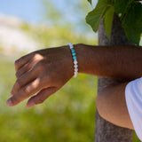 Bracelet homme - Magnésite - Argent - NEPTUNE