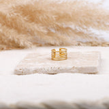 Bague - Dentelle - Plaqué or - AYA