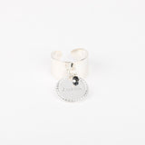 Bague - Onyx - Plaqué argent - LOVE