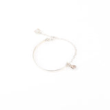 Bracelet - Demi jonc - Quartz Fumé - Argent - NINA