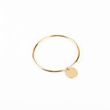 Bracelet - Jonc - Pampille - Plaqué or - ENOLA