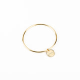 Bracelet - Jonc - Pampille - Plaqué or - ENOLA