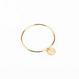 Bracelet - Jonc - Pampille - Plaqué or - ENOLA