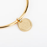 Bracelet - Jonc - Pampille - Plaqué or - ENOLA
