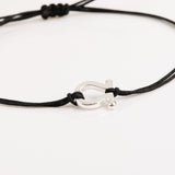 Bracelet homme - Cordon - Plaqué Argent - OMEGA