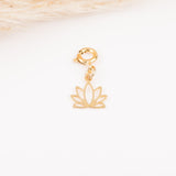 Charm - Mousqueton - Pampille - Plaqué or - INTERCHANGEABLE
