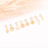 Charm - Mousqueton - Pampille - Plaqué or - INTERCHANGEABLE