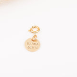Charm - Mousqueton - Pampille - Plaqué or - INTERCHANGEABLE