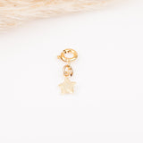 Charm - Mousqueton - Pampille - Plaqué or - INTERCHANGEABLE