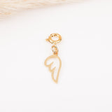 Charm - Mousqueton - Pampille - Plaqué or - INTERCHANGEABLE