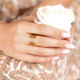 Bague - Dentelle - Plaqué or - AYA