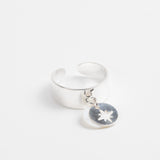 Bague - Nacre - Pampille - Petite - Plaqué argent - CHLOÉ