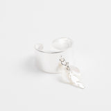 Bague - Nacre - Pampille - Moyenne - Plaqué argent - CHLOÉ